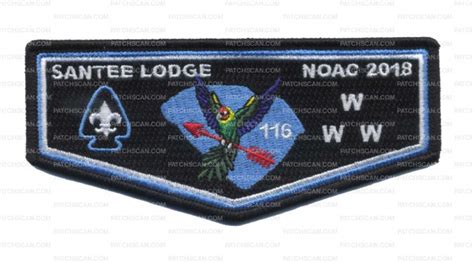 Santee Lodge NOAC 2018 Flap Parakeet On PatchScan