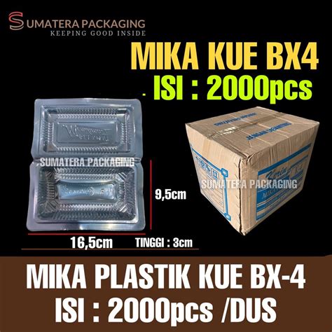 Jual Mika Plastik Kue Bx Isi Pcs Dus Kerin Kue Mie Bolu Makan