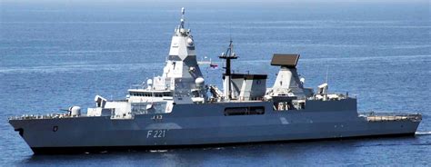 FGS Hessen F-221 Type 124 Sachsen class Frigate German Navy