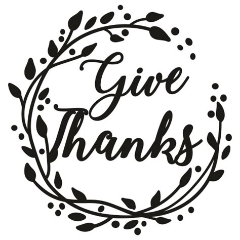 Prints Silhouette Cricut Glowforge Individual Svg Dxf Png Files Thanksgiving Svg Give Thanks Svg