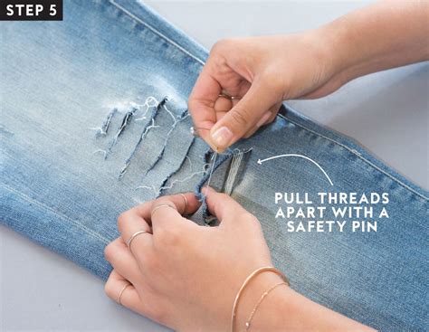 How To Distress Jeans In Easy Steps