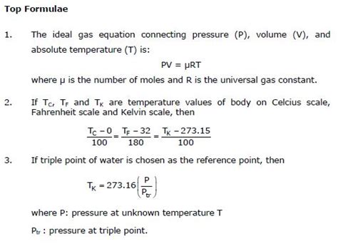 Cbse Class Physics Thermal Properties Of Matter Notes