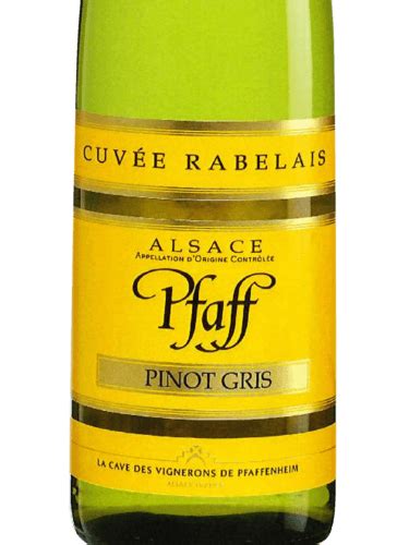 Pfaffenheim Cuvee Rabelais Pinot Gris Vivino Us