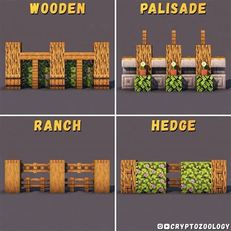 Cercas Minecraft Wall Minecraft Wall Designs Minecraft Designs