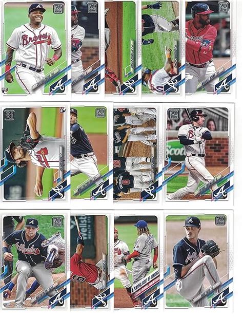 Atlanta Braves Complete Topps Baseball Team Set Series With