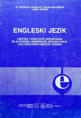 Engleski Jezik Lektira I Poslovno Dopisivanje Za Iii Razred Usmerenog