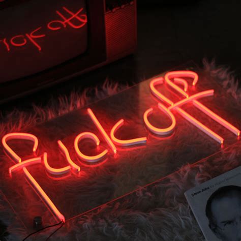 Jual NEON LIGHT Fuck Off Lampu Neon Dinding Kab Kuningan Tanganketiga Store Tokopedia