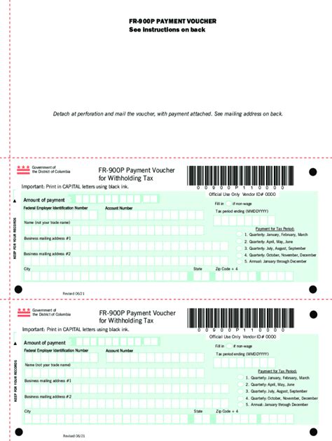 Fillable Online Otr Cfo Dc 2022 FR 900Q DC Office Of Tax And Revenue