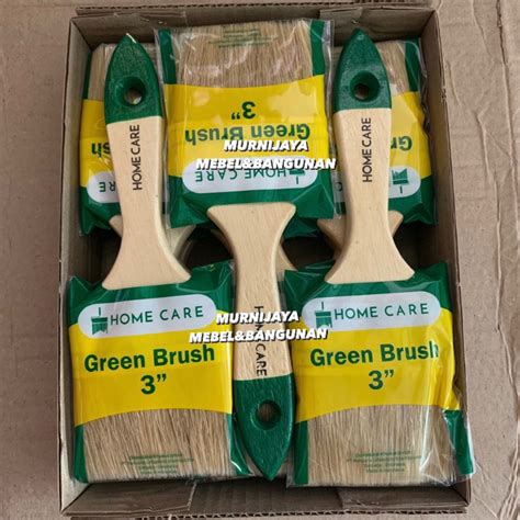 Jual Kuas Green Brush Homecare Lengkap Semua Ukuran Untuk Cat Tembok