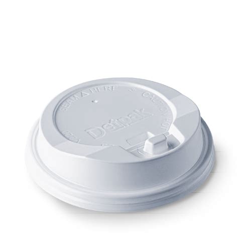 Hot Cup Lid White PS Click Back DP Mm PERTH MEGAPLAS