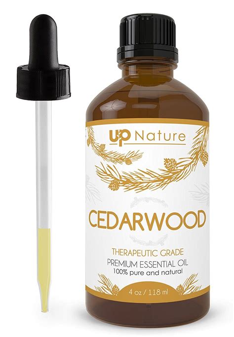 Upnature The Best Cedarwood Essential Oil 4 Oz 100 Pure Natural Undiluted Unfiltered Gmo