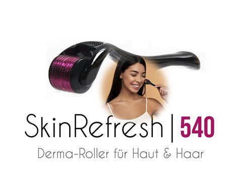 Skinrefresh Der Haut Haar Derma Roller F R Gesicht Und Kopfhaut