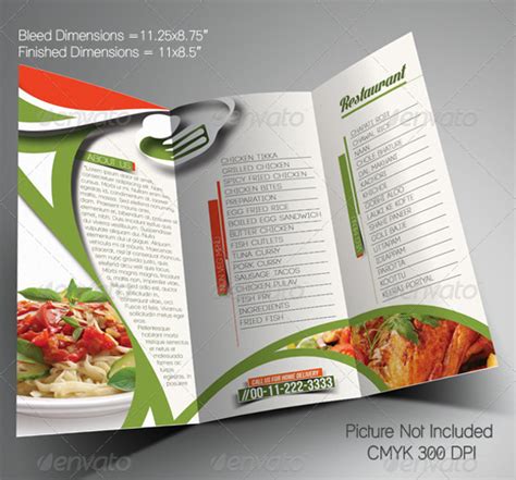 Restaurant Brochure - 26+ Examples, Word, How To Make