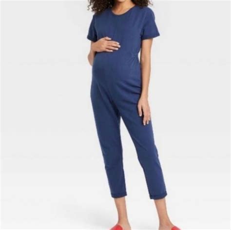 The Nines By HATCH Pants Jumpsuits The Nines X Hatch Navy Blue