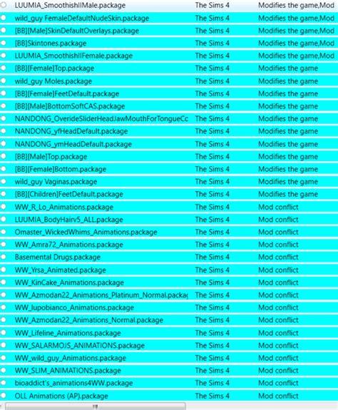 Mod Conflict Technical Support Wickedwhims Loverslab