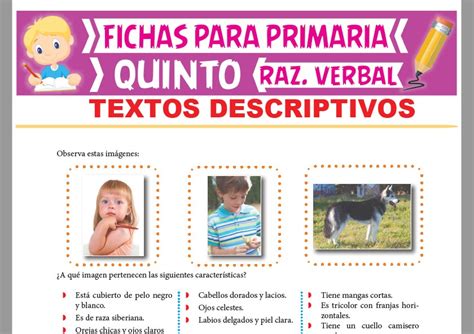 Textos Descriptivos Para Ni Os Ejemplos Los Textos Tipos De Texto Sexiz Pix