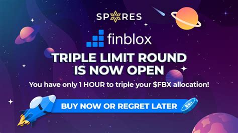 Spores Network On Twitter Finblox IDO TRIPLE LIMIT ROUND Is Now