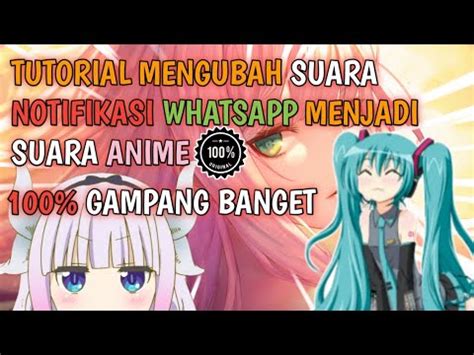 Cara Membuat Suara Anime