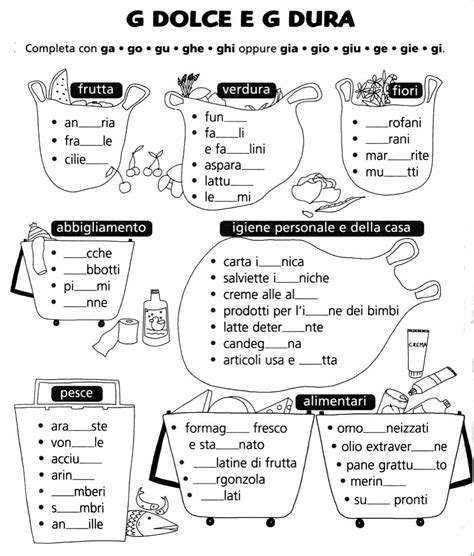 Ghe Ghi Ge Gi Ortografia Di Prima Classe Idee Per Insegnanti Images