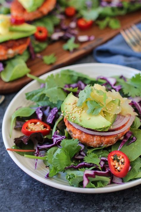 Asian Salmon Burgers The Roasted Root