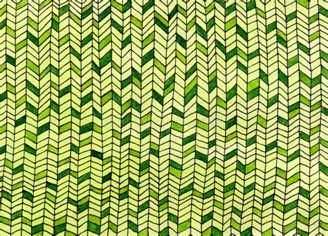 Interesting Watercolor Hand Drawn Herringbone Pattern On A Watercolor