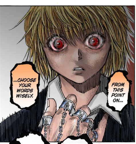 Colored A Cute Panel Of Kurapika Rhunterxhunter