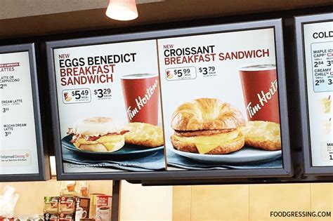 Tim Horton's New Breakfast Sandwiches | Foodgressing