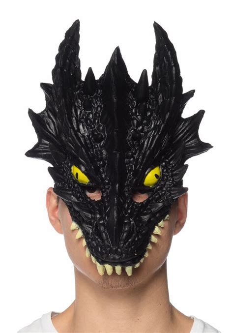 Adult Black Dragon Mask