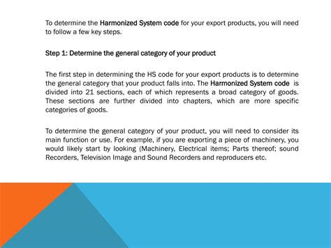 Ppt Determine The Hs Code For Your Export Products Powerpoint Presentation Id 12111247