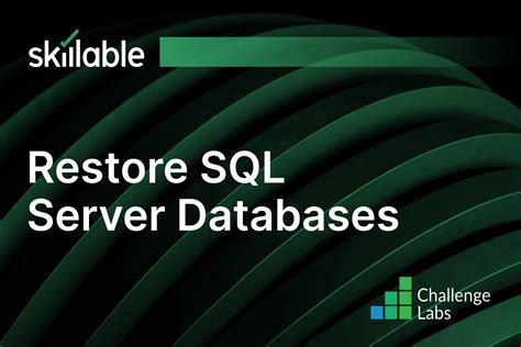 Restore Sql Server Databases Virtual Lab Cybrary