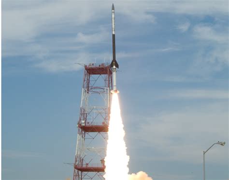 Sounding rocket launching .. photo courtesy of NASA - delaware-surf-fishing.com