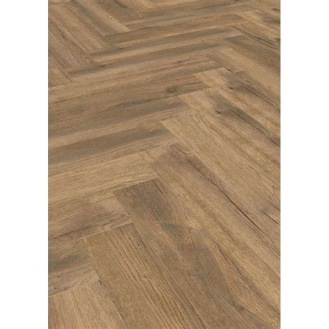 Bonetto Heraldic Oak Herringbone Laminate 8mm UDDO Designer Flooring