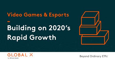 Video Games Esports Building On S Rapid Growth Global X Etfs