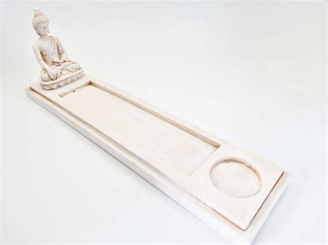 Cast Buddha Incense Holder Hello Indigo Halo