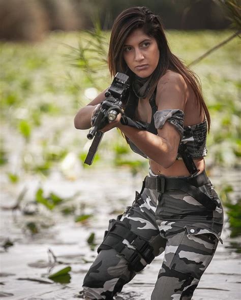 Pin On Hot Military Babes Sexy Girls And Guns Girls With Weapons