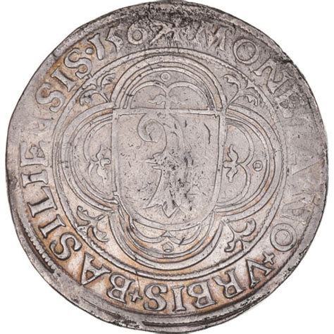 869107 Prägestätte Schweiz Taler 1567 Basel TTB Silber eBay