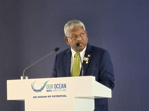 President Ramkalawan Speaks At High Level Event At Our Ocean Conference