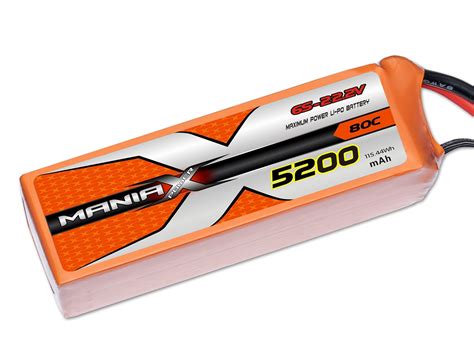 Maniax Lipo S Mah V Orange C Maniax Power Eu