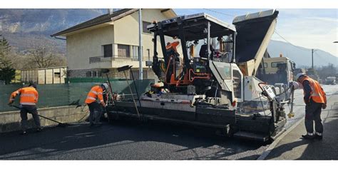 Drumettaz Clarafond Les Travaux De R Habilitation De La Route Du