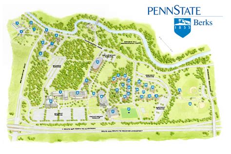 Penn State Campus Map Printable