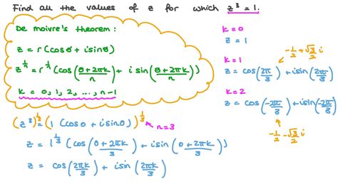 Question Video Finding The Cubic Roots Of Unity Nagwa