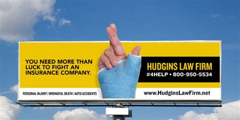 Attention Getting Billboard Campaign For Personal Injury Attorney