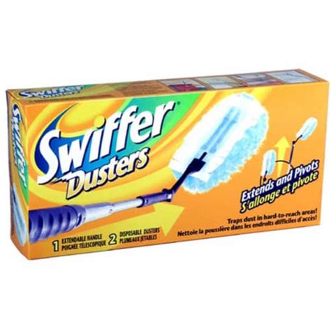 Swiffer Duster Heavy Duty Extendable Handle Starter Kit With Refills 1