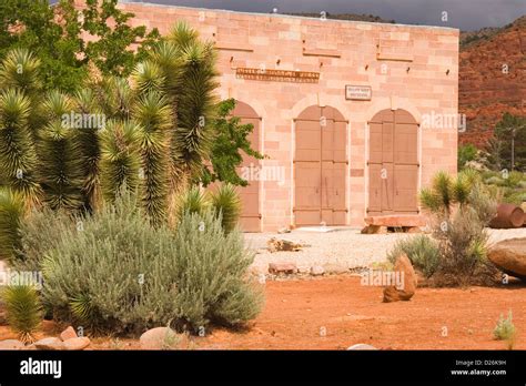 Silver Reef Ghost Town Utah Stock Photo Alamy