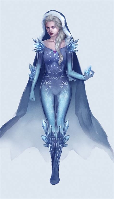 Evil Elsa Disney Princess Art Frozen Art Female Warrior Art