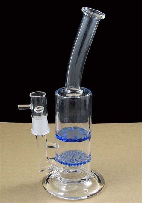 Best 10 Inch Glass Water Smoking Bong Bubbler Pipe With Tornado And