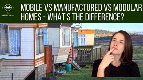 Mobile Vs Manufactured Vs Modular Homes What S The Difference YouTube