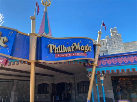 Photos Mickey S Philharmagic Marquee Completed At Magic Kingdom Wdw