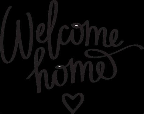 Download Welcome Home Calligraphy