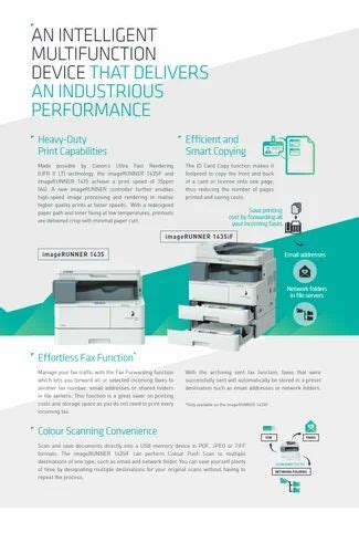 Print Speed Up To 30 PPM Canon Ir 1435 Photocopy Machine At Best Price